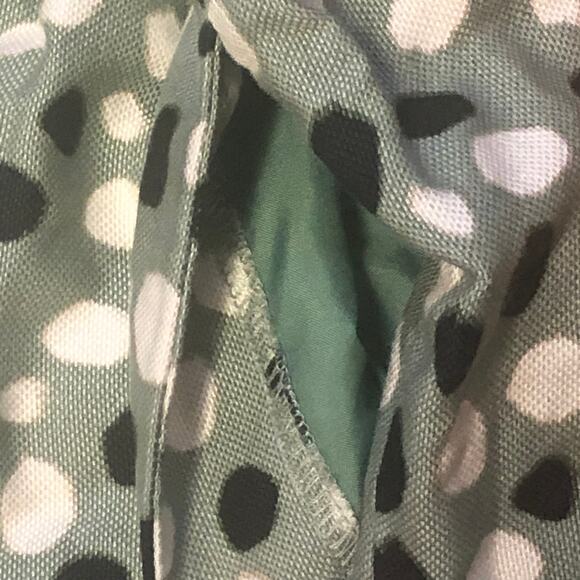 Ann Taylor The Easy Ankle High Rise Tapered Leg Polka Dot Pants Size Medium - Picture 8 of 14